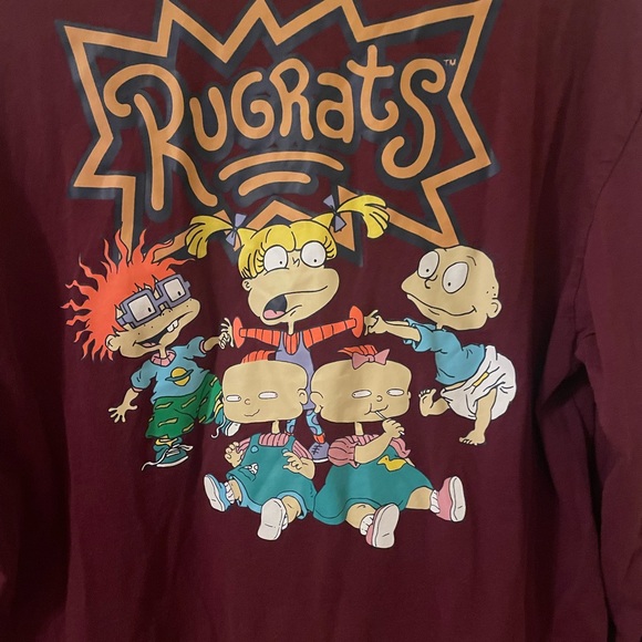 Vintage Tees - Rugrats Long Sleeve Crop Tee Size XL - Picture 6 of 9
